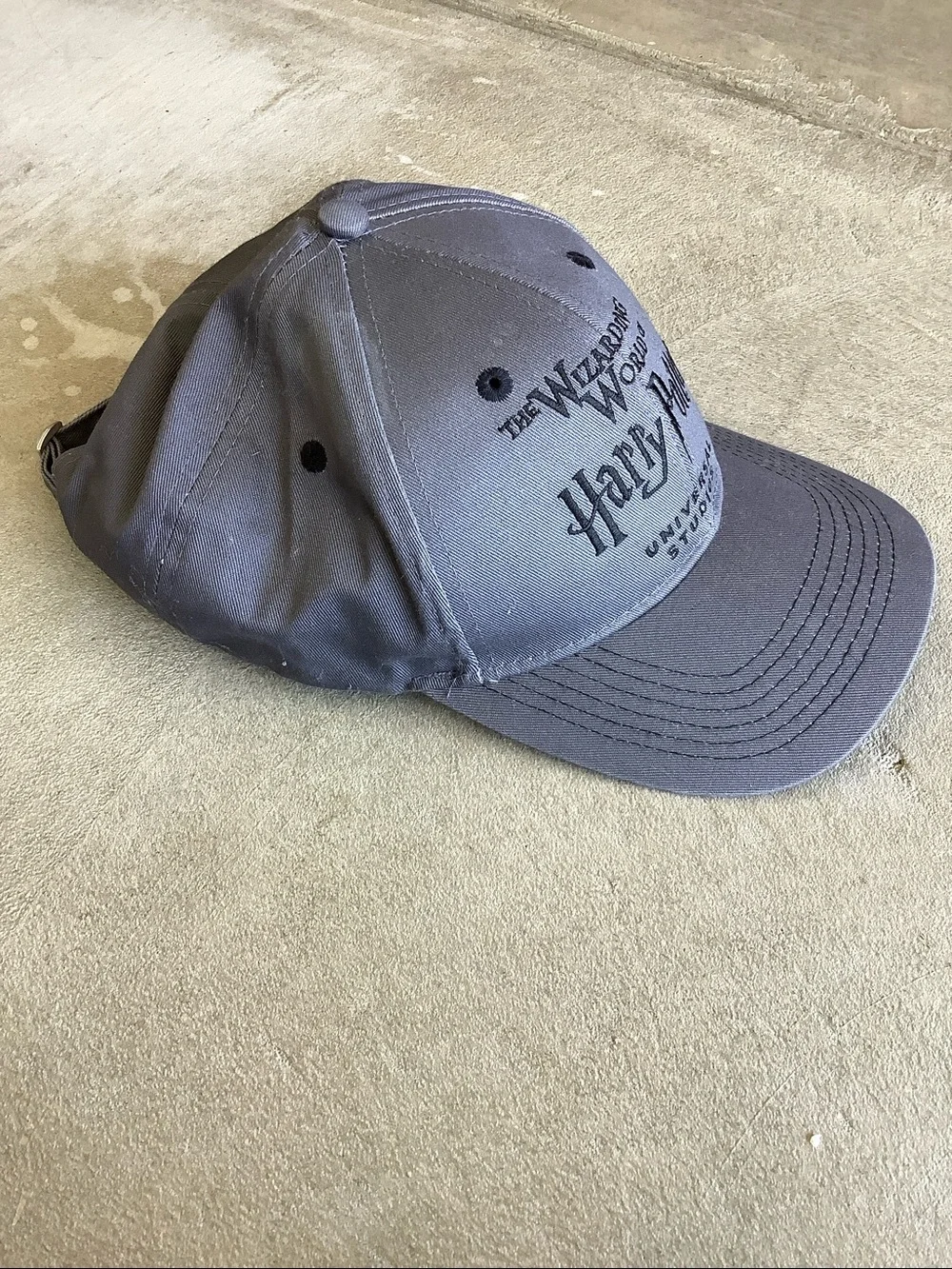 Wizarding world of Harry Potter grey baseball cap